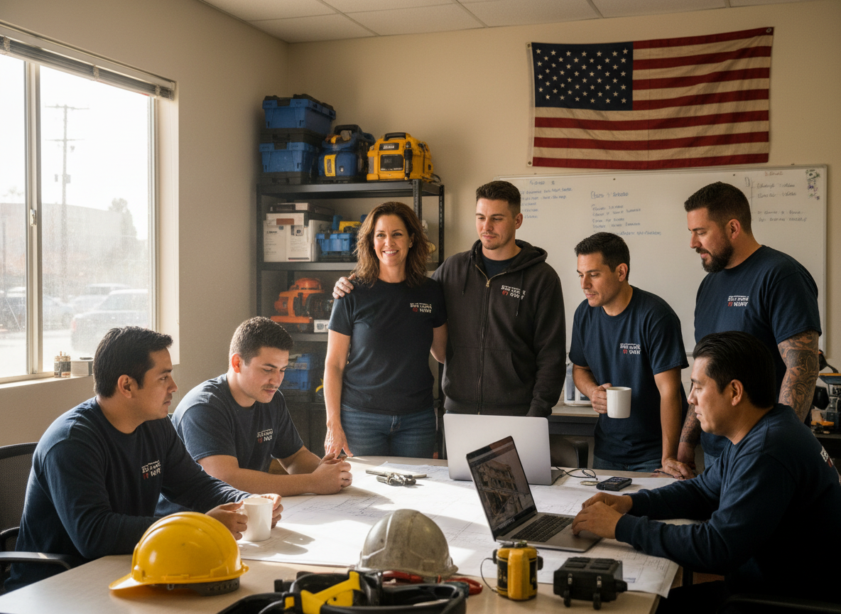 The Fire Damage Restoration Panorama City team at work in Panorama City