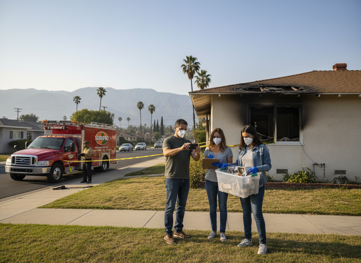 Immediate Steps After Discovering Fire Damage in Your Panorama City Home