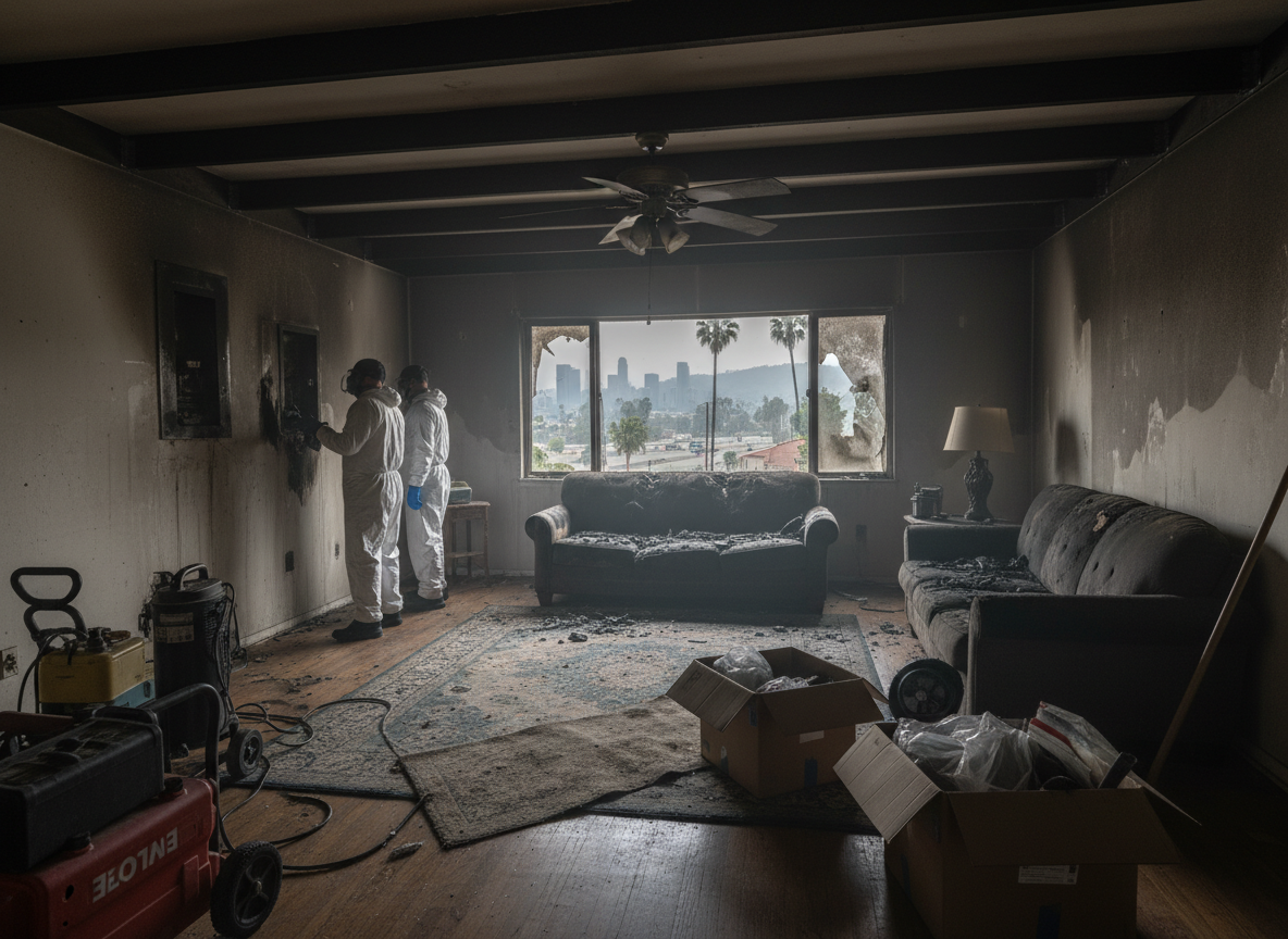 What Affects the Cost of Smoke Damage Restoration in Los Angeles County