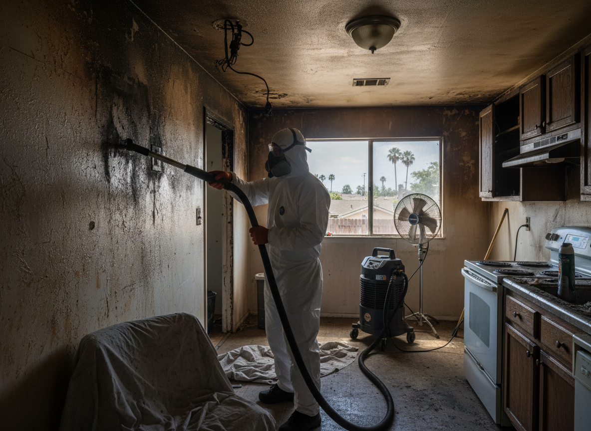 Smoke damage restoration in Panorama City