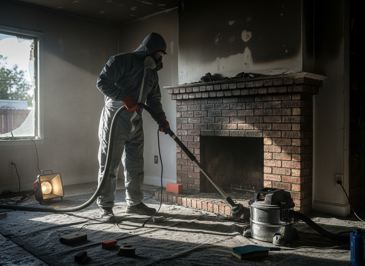 Soot removal in Panorama City